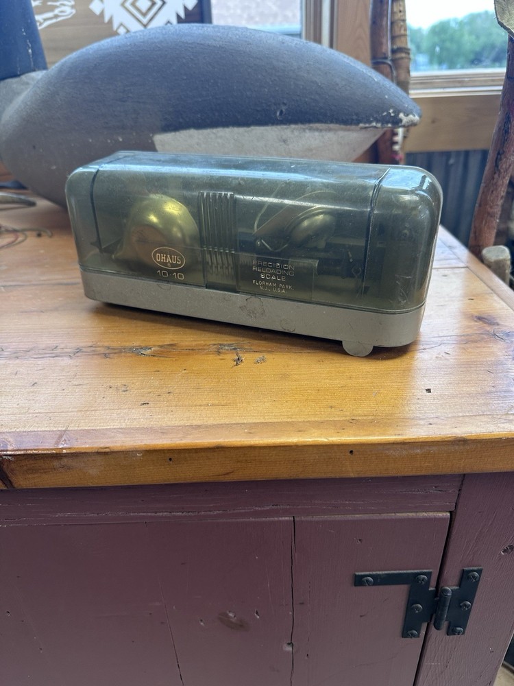 Vintage Ohaus 10 10 Precision Reloading Scale