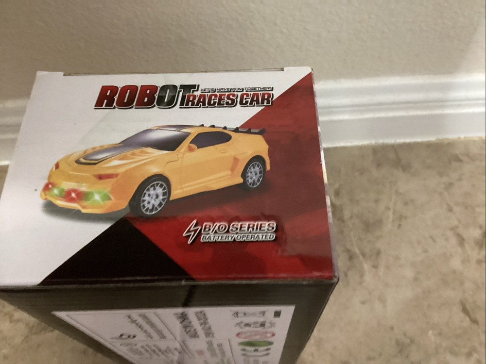 Robot Races Car