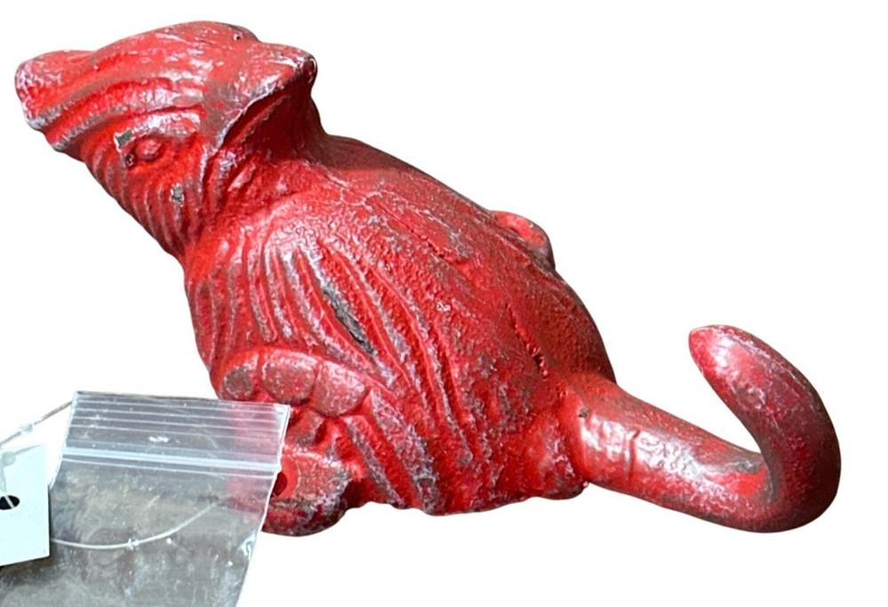 Abbott Collection Rustic Red Cast Iron Cardinal Wall Hook
