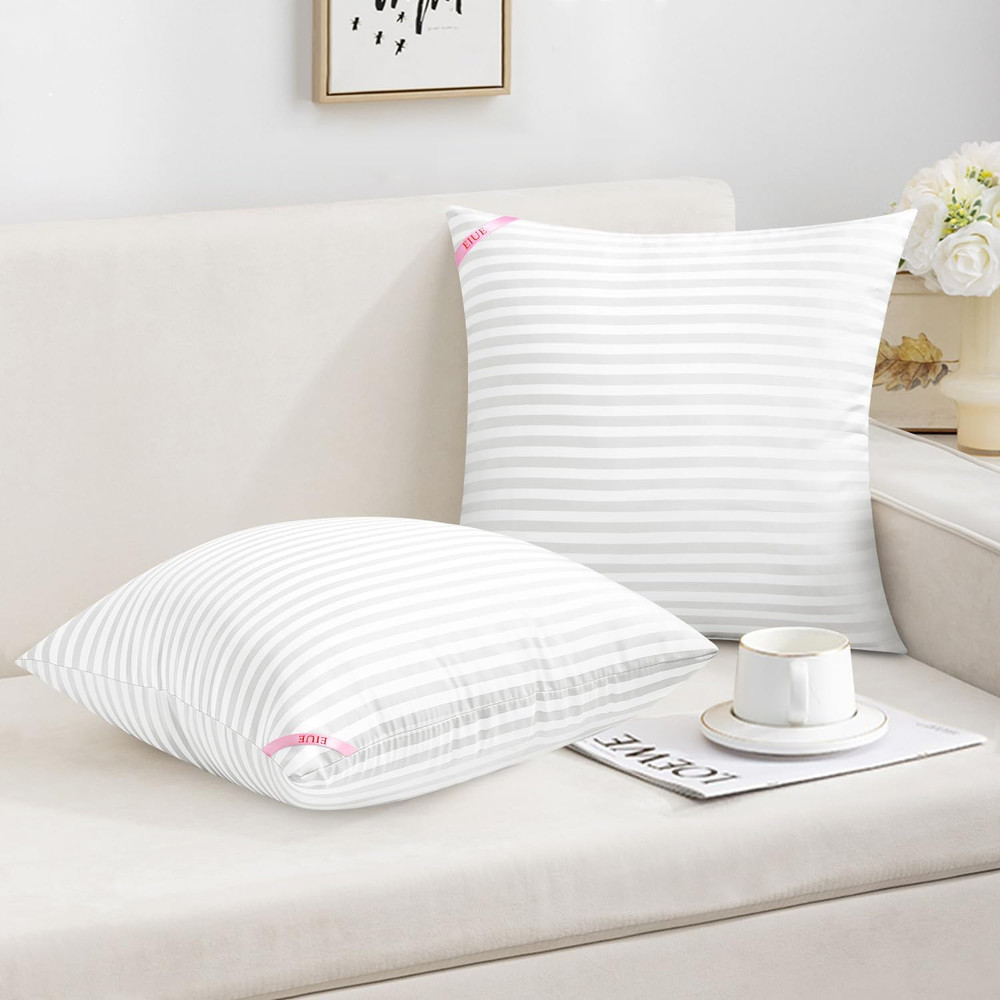 20x20 Throw Pillow Insert White Machine Washable Polyester Fill