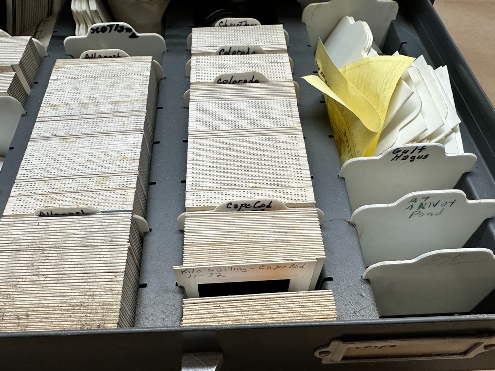 NEUMADE 5-Drawer STACKABLE Storage File Cabinet 35mm Slides - WITH CONTENTS