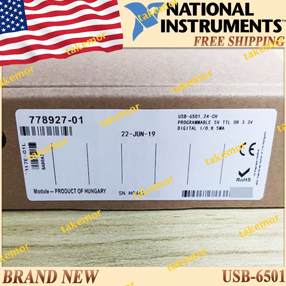 NI USB-6501 Digital I/O Device Data Acquisition Module