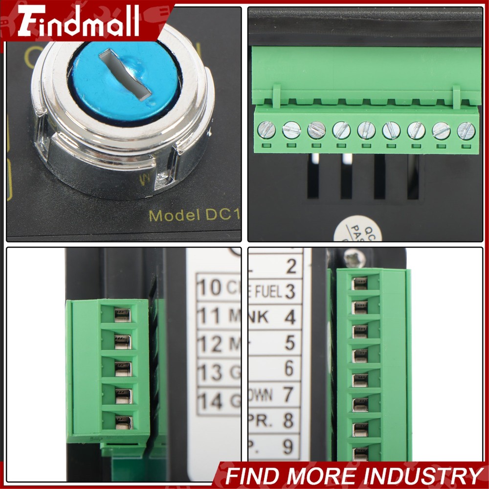 Findmall DC10K Generator Controller Manual Start Module For Genset Systems