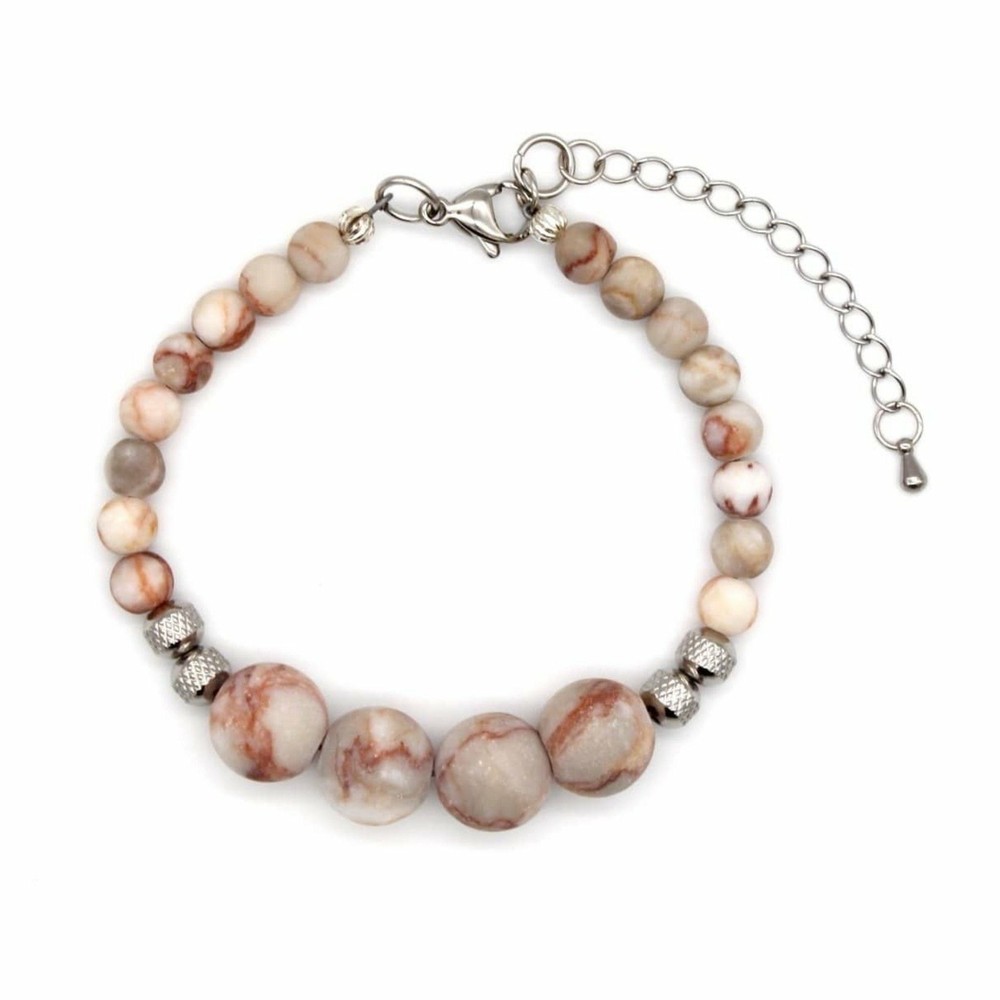 Nylon Pool Clasp Bracelet - Coral