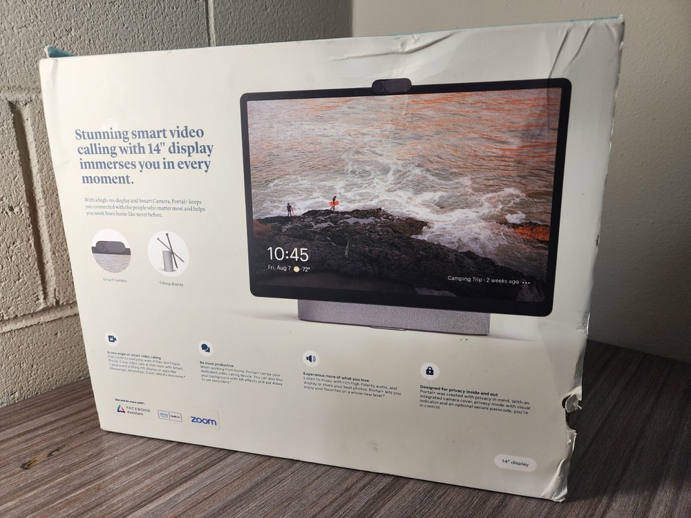 Meta-Facebook Portal Plus - Video Calling 14” Touch Screen