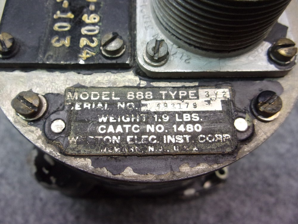 Weston Glide Path LOC Indicator Model 888 Type 3Y2