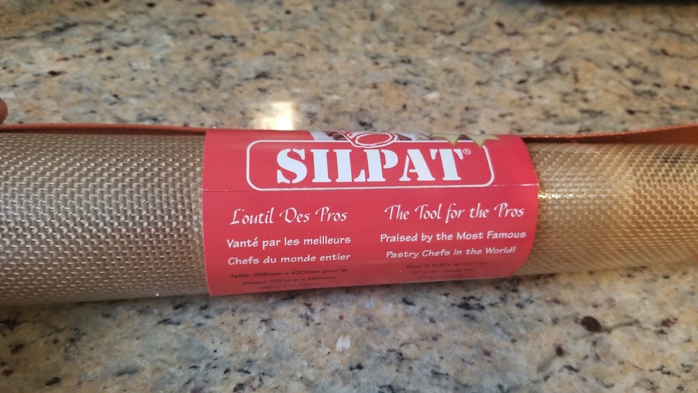 Silpat Rectangle Half Size Non-Stick Baking Mat - Orange