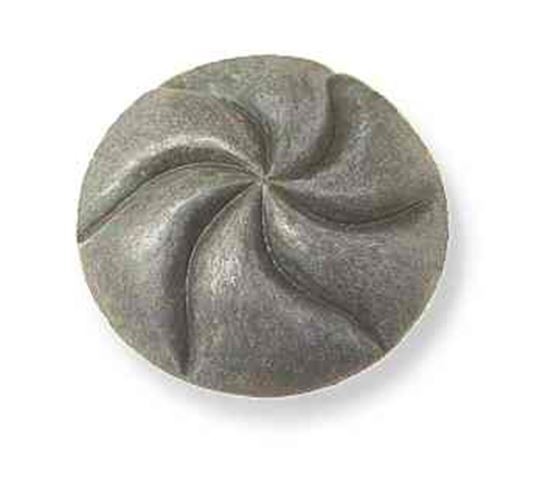 1-1/2" Star Burst Ceramic Knob Light Charcoal Gray