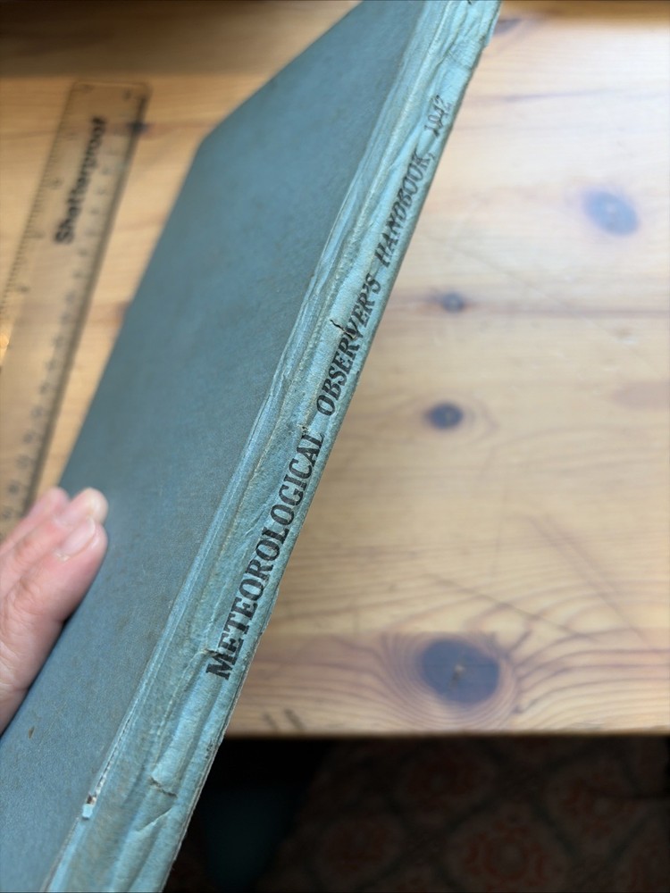 WWII 1942 Meteorological Observer’s Handbook