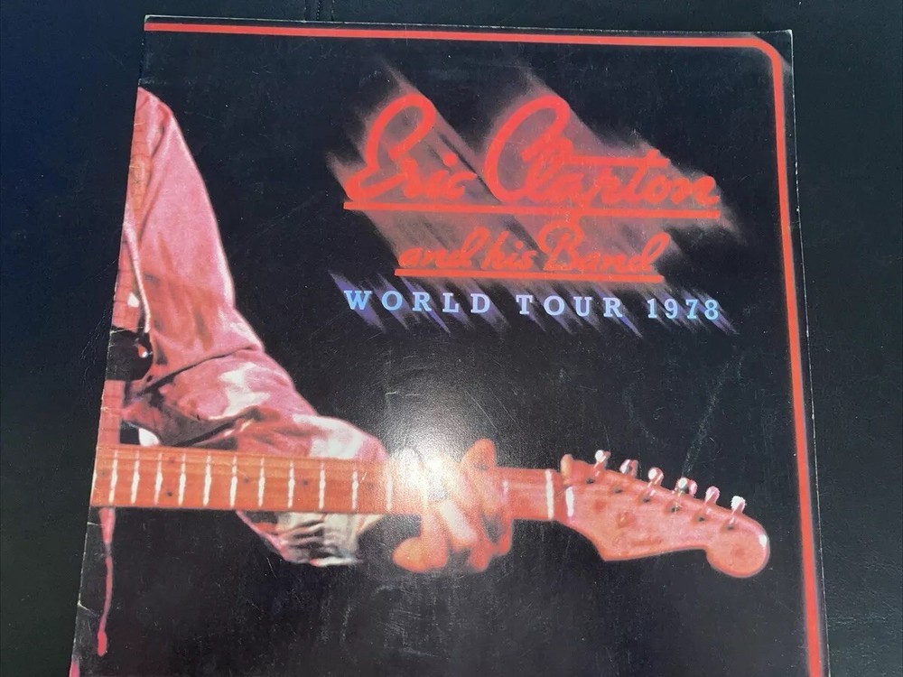 ERIC CLAPTON And His Band World tour 1978 Program