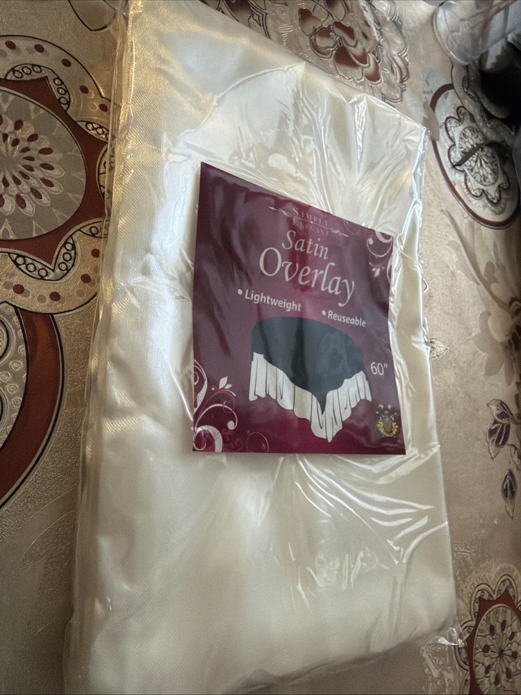 overlay tablecloth Overlay/topper
