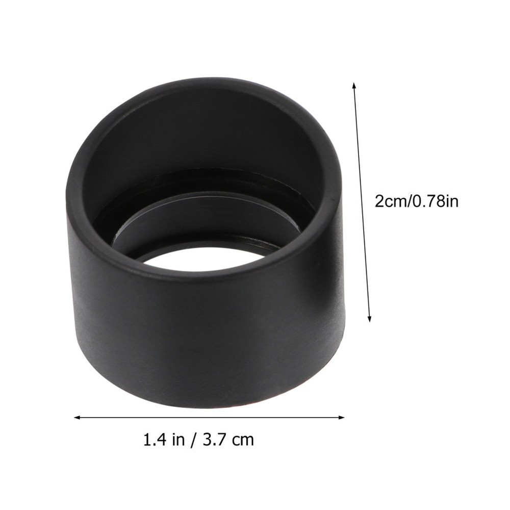 2 Pcs Microscope Accessories Goggles Travel Rubber Eye Cup Optical