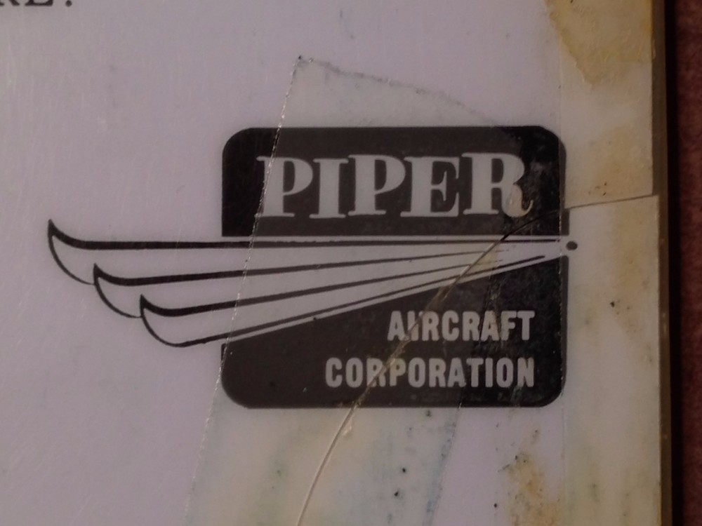 Original Piper Apache PA-23 Check List