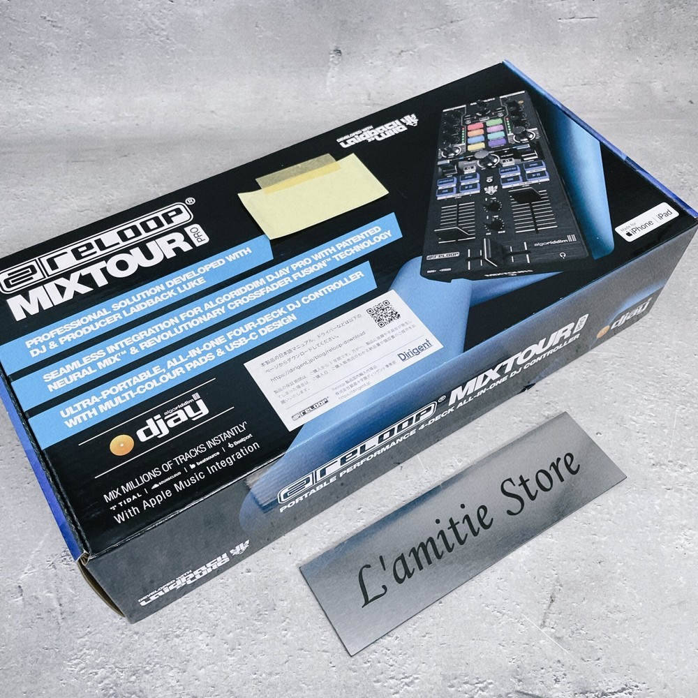 RELOOP MixTour Pro Algoriddim B STOCK DJ Controller Audio Interfaces Japan New