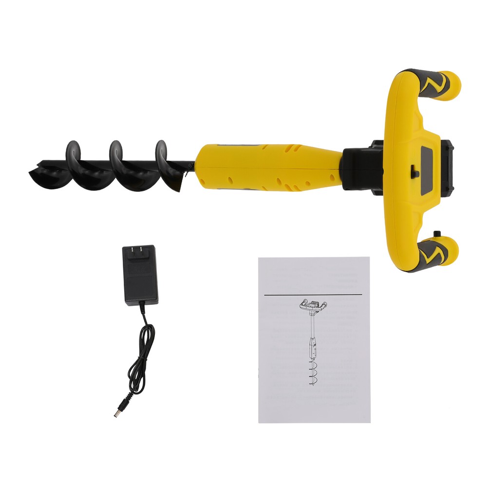 Post Hole Digger Electric Hole Digging Machine Cordless Post-Hole Digger 350W