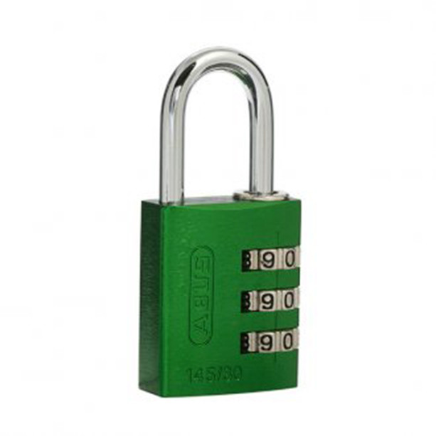 ABUS Combination Padlocks - Resettable 30mm x1 High quality - GREEN