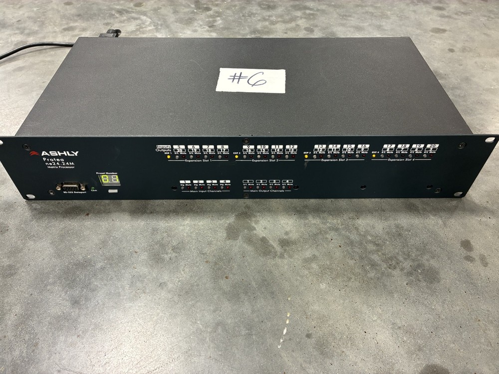 Ashly Protea Ne24.24m DSP Matrix Processor, 8 inputs/16 outputs (multiple avail)