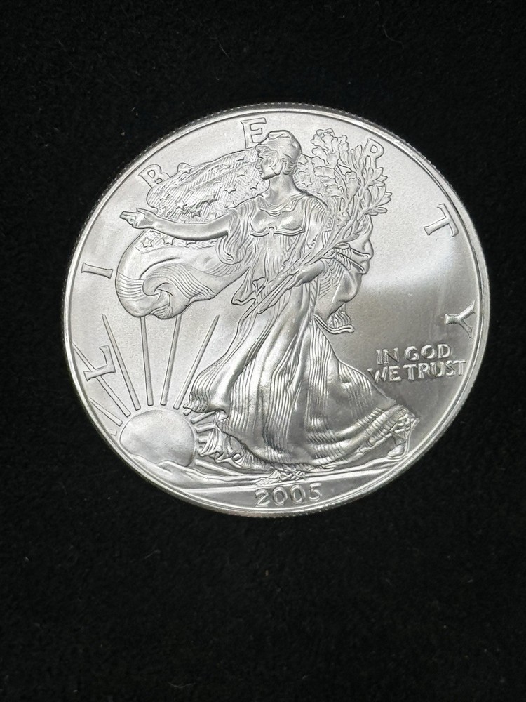 Walking Liberty Silver Dollar 1 Ounce Fine Silver 2005