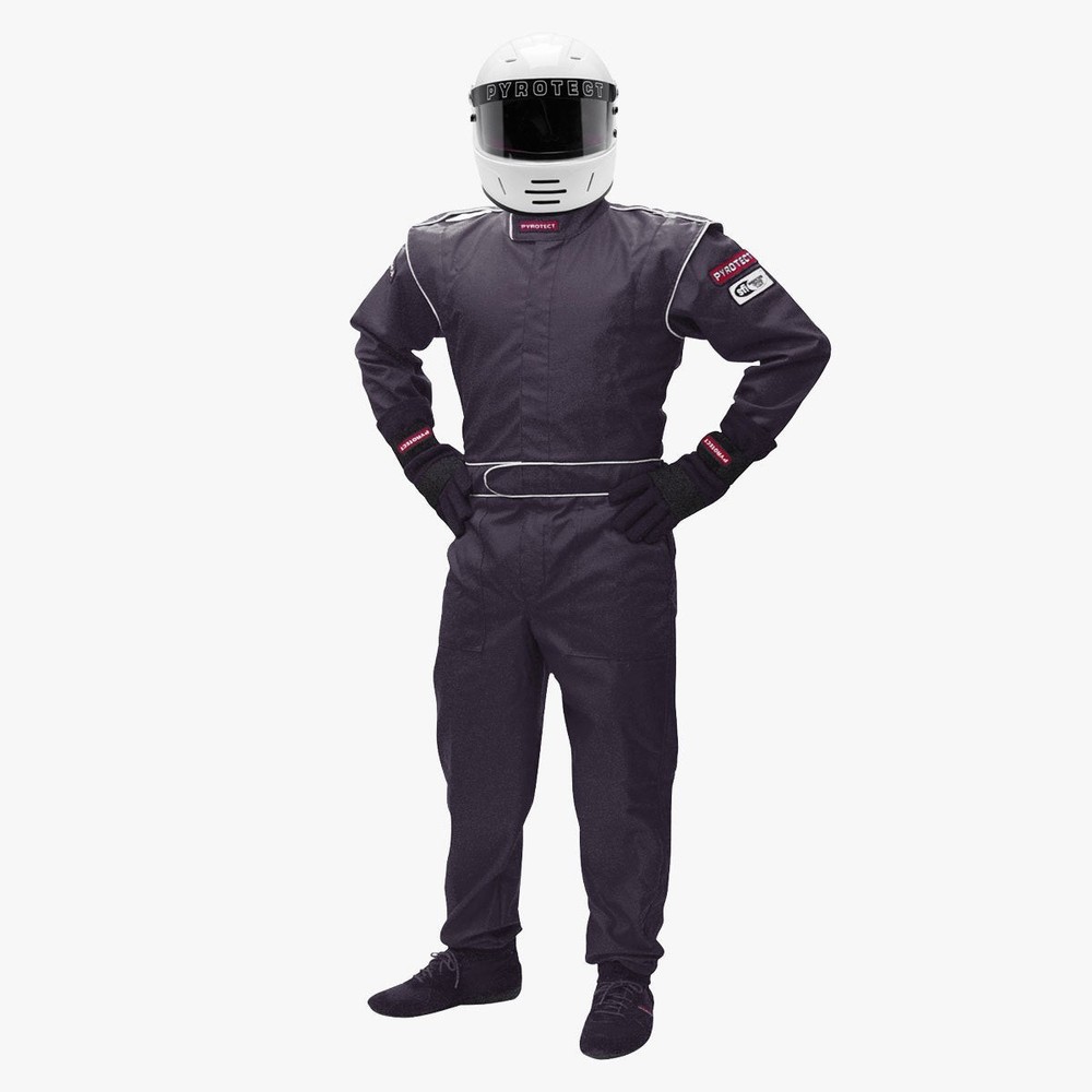 PYROTECT JS200220 Suit Junior Large Black SFI-5