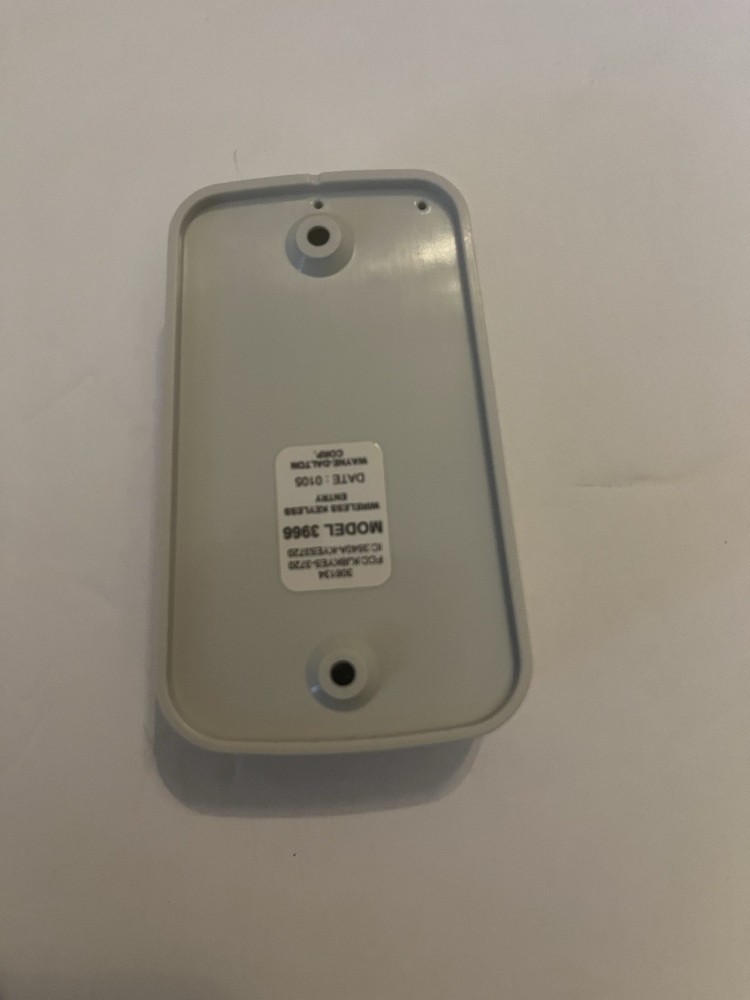 Wayne Dalton Wireless Keyless Entry System Model 3966 Wall Control