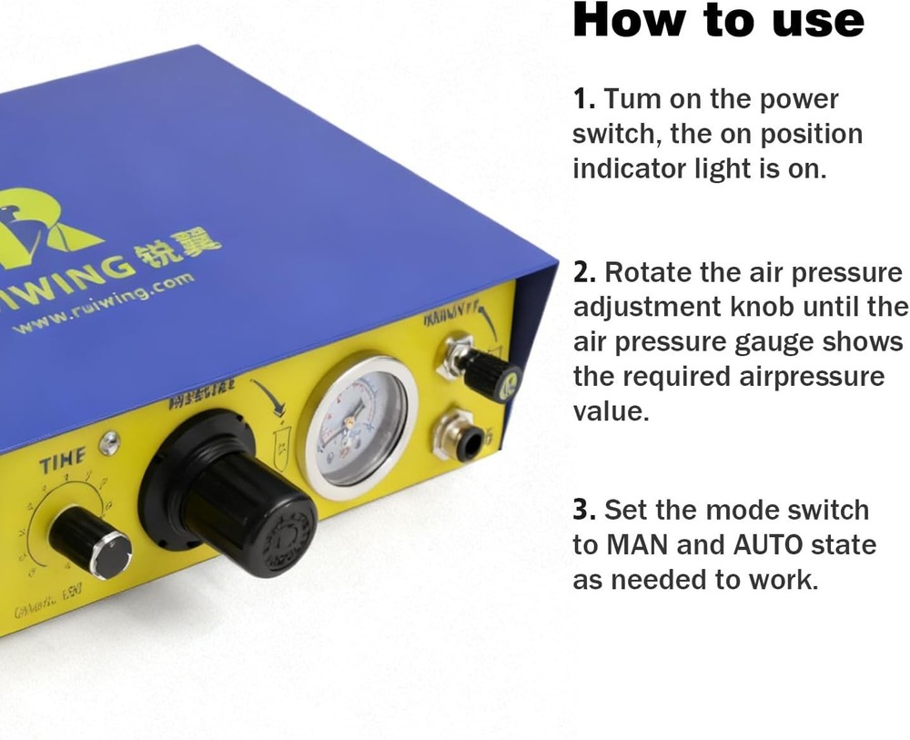 982A Auto Glue Dispenser 110V - Digital Solder Paste Liquid Controller 110V