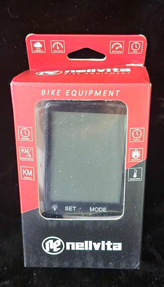 NELLVITA Bike Equipment Wireless Bike Computer 20 Multi Function
