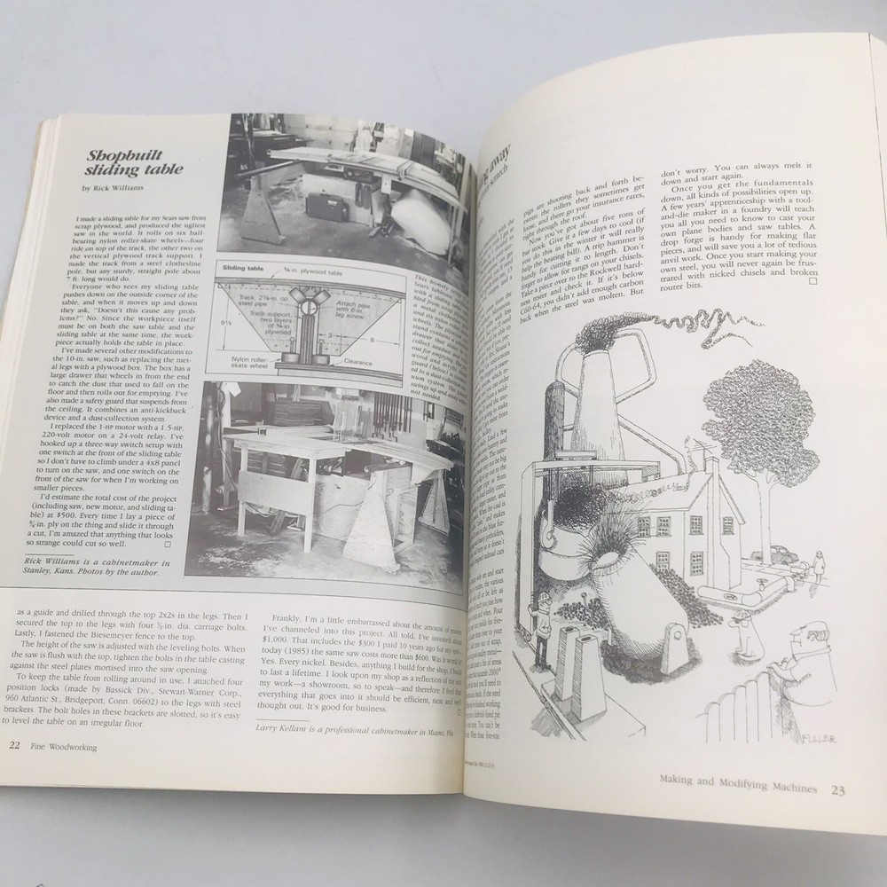 Fine Wood Working on Making and Modifying Machines Taunton Press