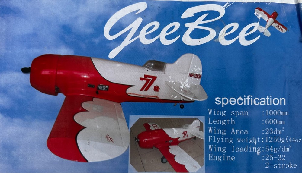 Fiberglass  Honey Bee ARF Airplane