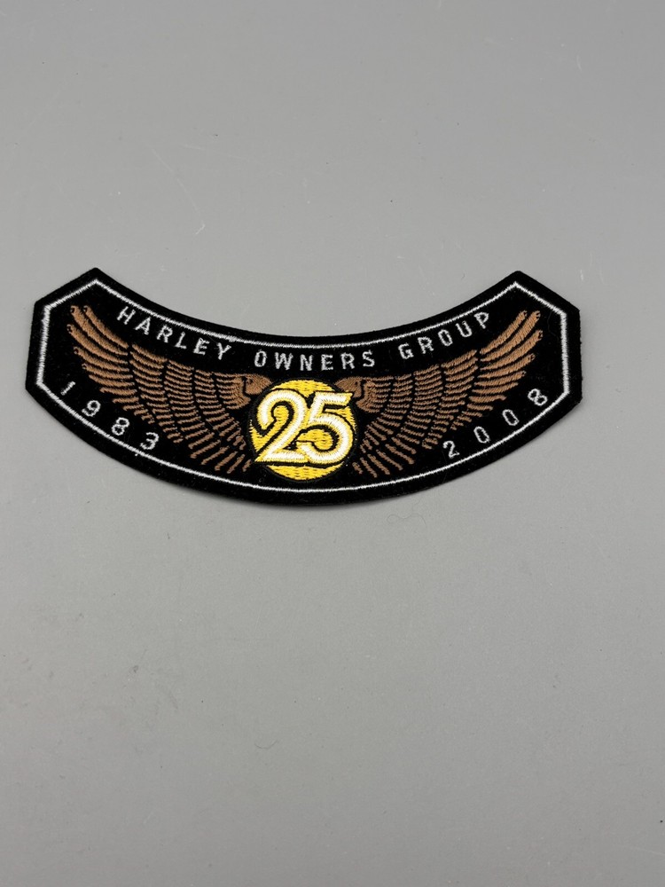 Harley-Davidson Rocker Patch: Harley Owners Group 1983-2008