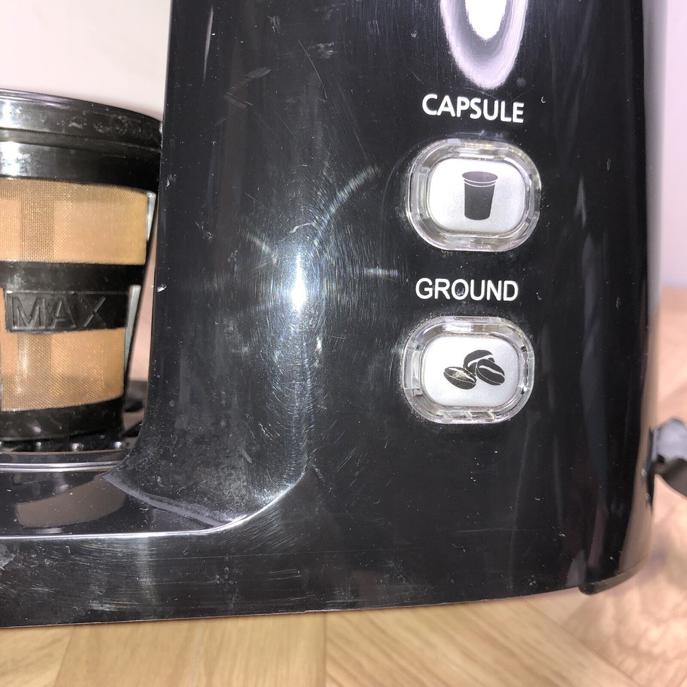 Single Serve Coffee Maker Dual Brew K Cup Capsule Ground Coffee Compact Design