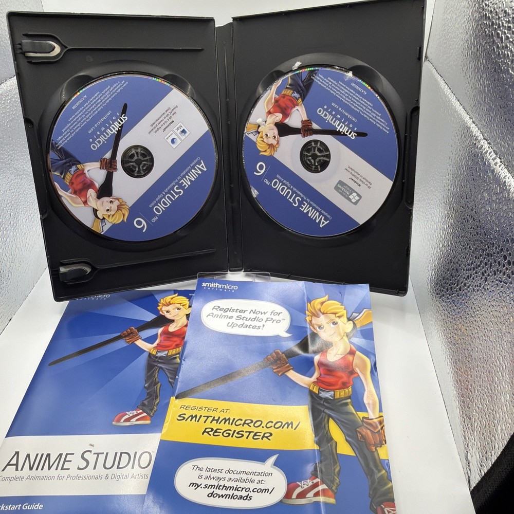 Smith Micro Anime Studio Pro 6 for PC, Mac - Used