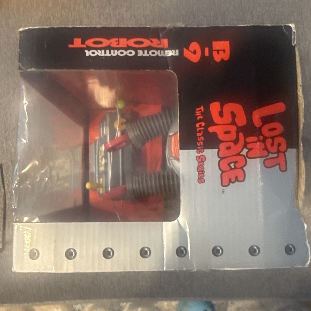 Vintage 1998 Lost in Space Remote Control Environmental Control Robot B-9 10''