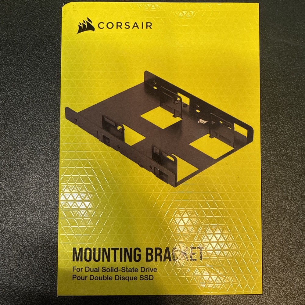 Corsair Dual SSD Mounting Bracket 3.5" CSSD-BRKT2, Black