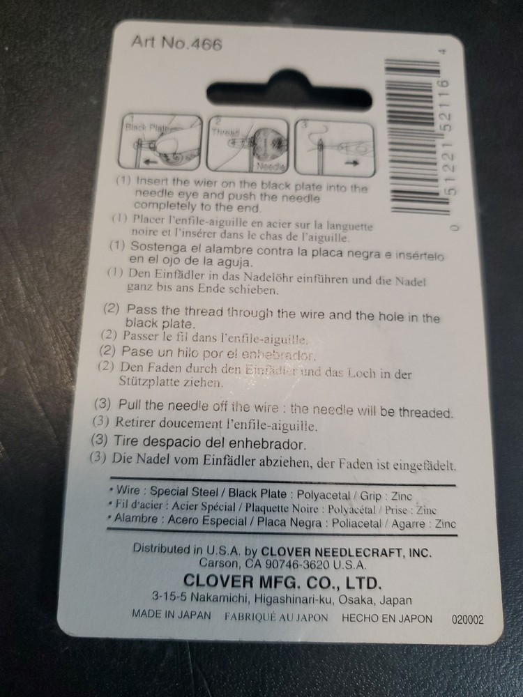 Quilting Needle Threader JO+