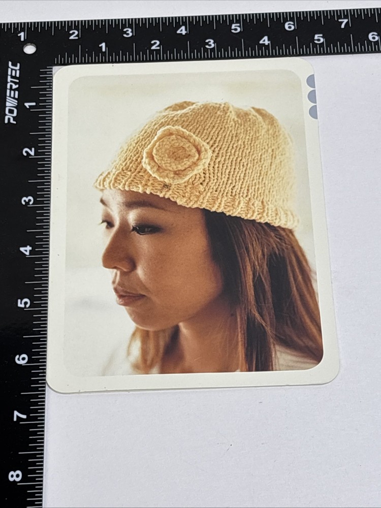 Flower Hat Knitting Pattern Card