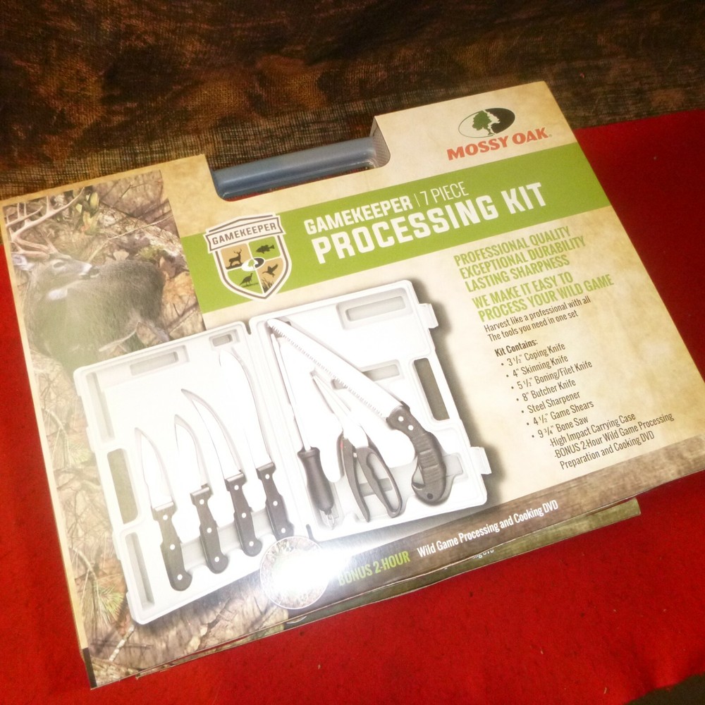 Mossy Oak Gamekeeper 7 Piece Game Processing Kit (6 Pack)