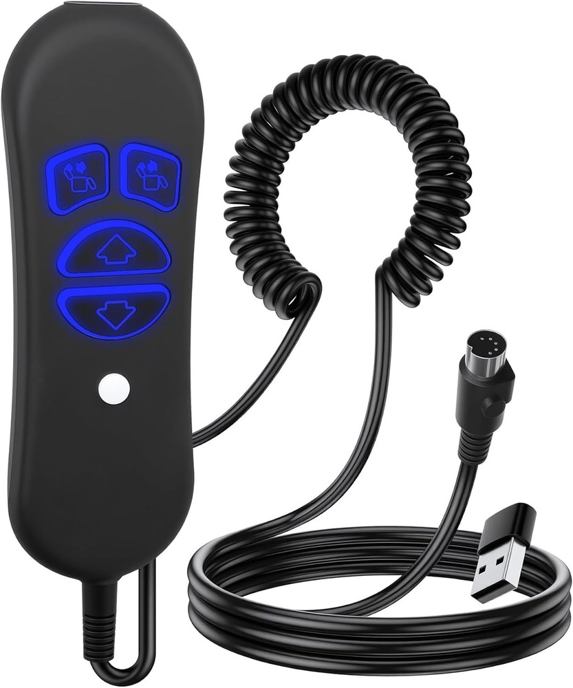 Ergonomic Recliner Remote Control with USB Port & LED Light - Easily Operate