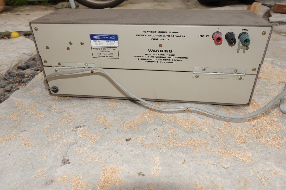 heathkit multi-speed servo chart recorder IR-18M