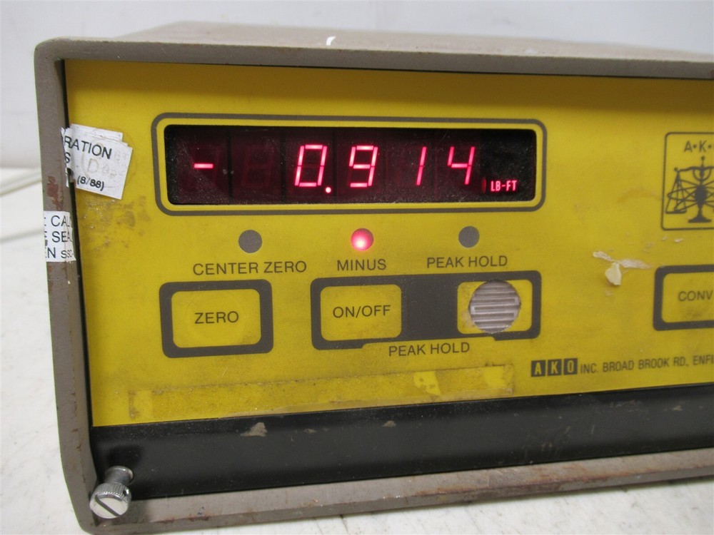 AKO Torque Testing System TSD1200 500 LB / FT Unit