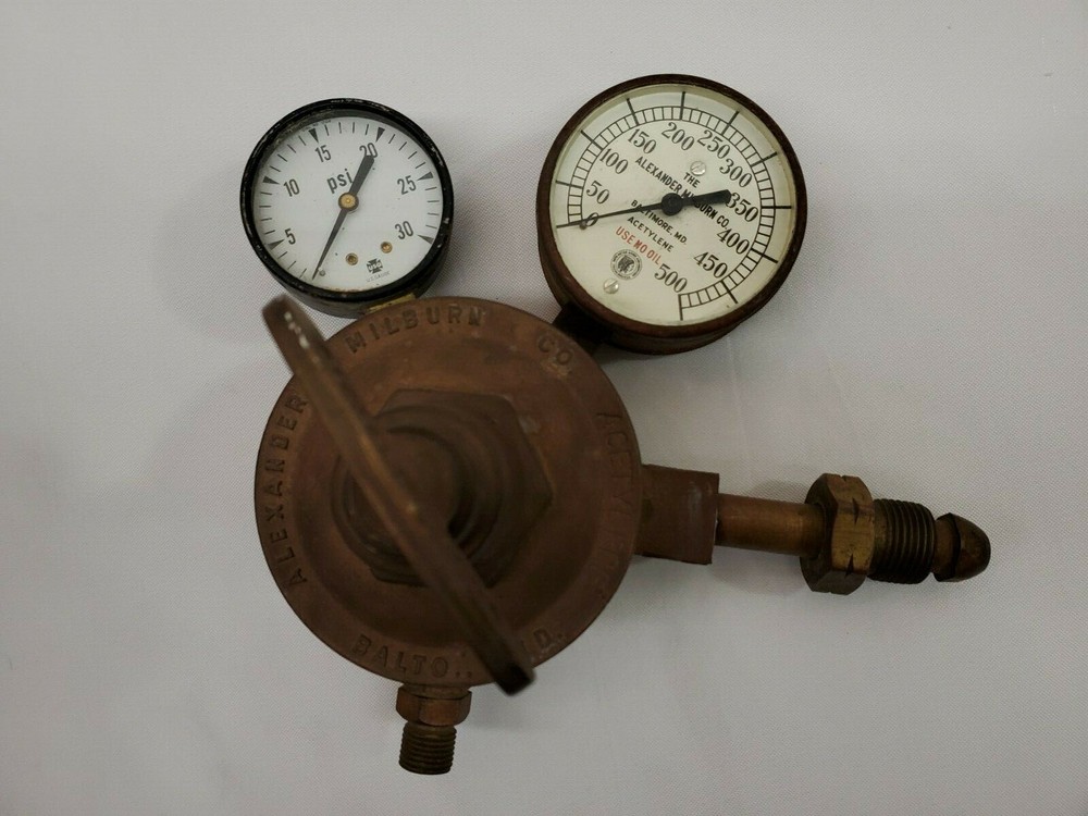 Vintage Alexander Milburn Co Acetylene Regulator