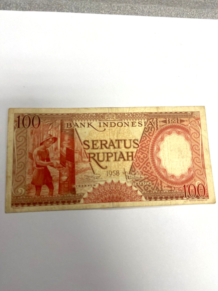 1958 Indonesia 100 Rupiah