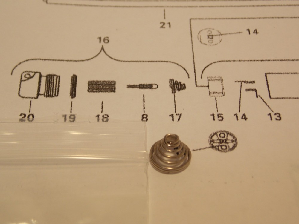 4 Pack AA Mini Maglite Replacement Battery Contact Spring # 108-000-044