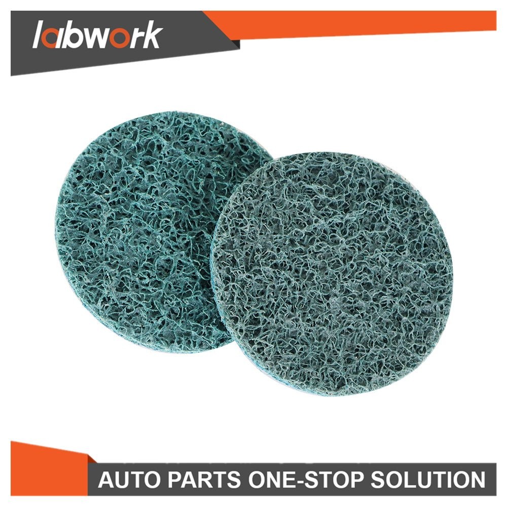 Labwork Fine Surface Conditioning Discs Roll Lock Grinder Sanding Pads 50Pack 2"