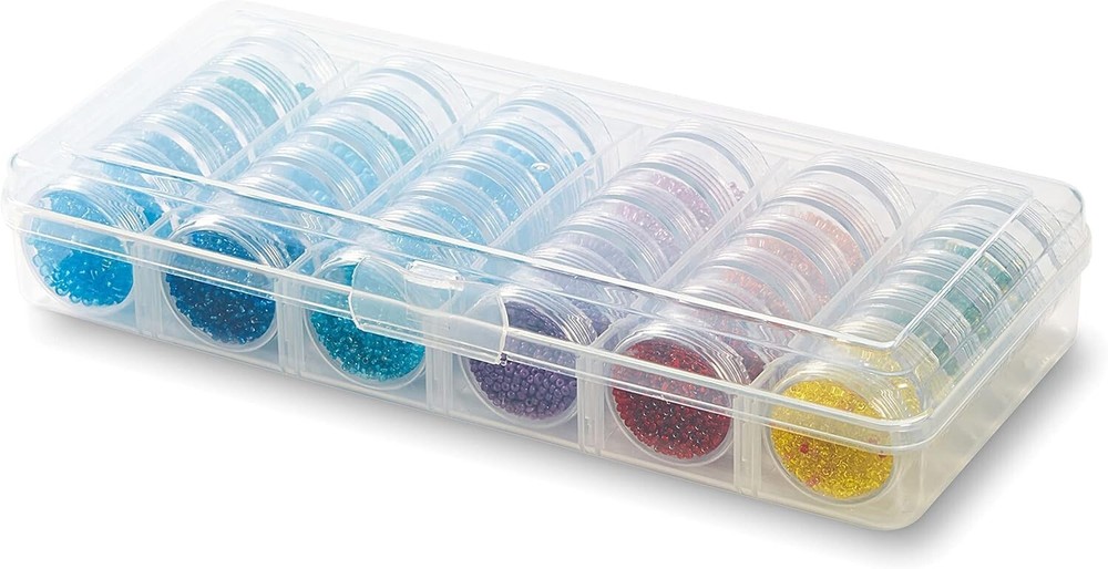 Bead Craft Storage Box with 6 Container Stacks by Bead Landing