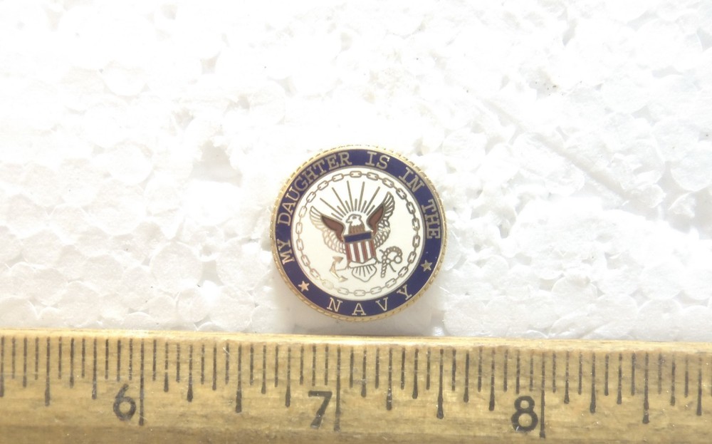 "My Daughter is in the Navy" Pin