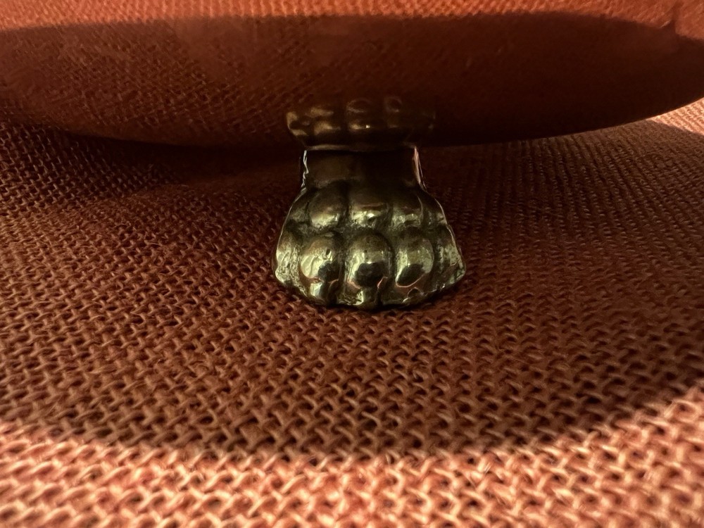 Colonial Virginia Three Footed Copper Bowl