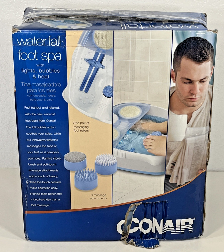 CONAIR Waterfall Foot Spa - Blue