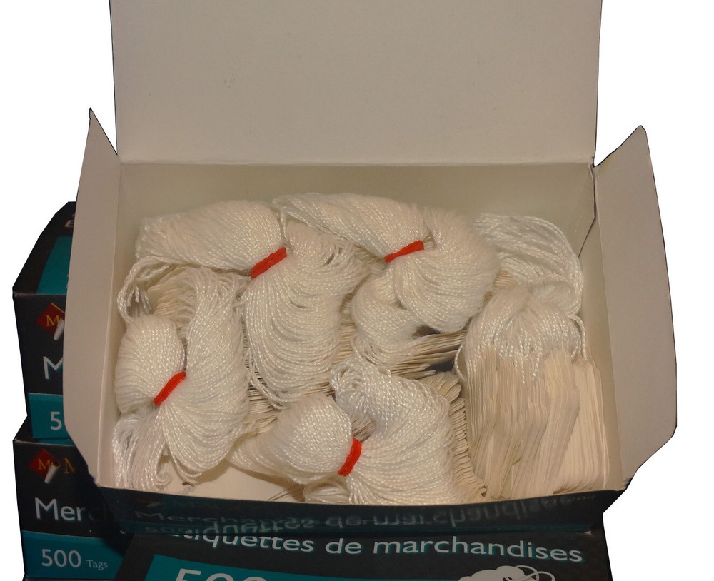 maco merchandise tags 500pcs ( 2 boxes )