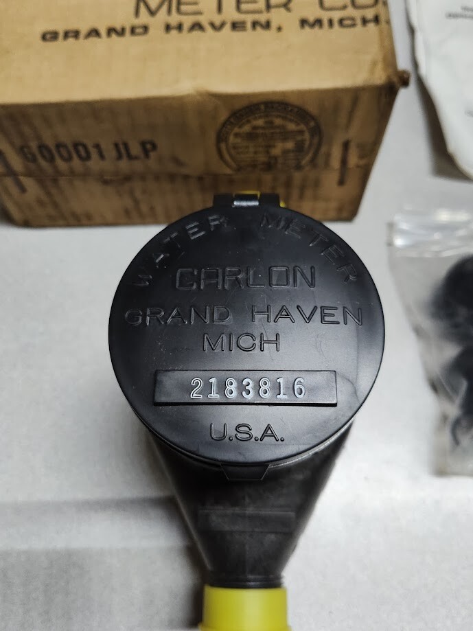 Carlon 62JLP Plastic Water Meter