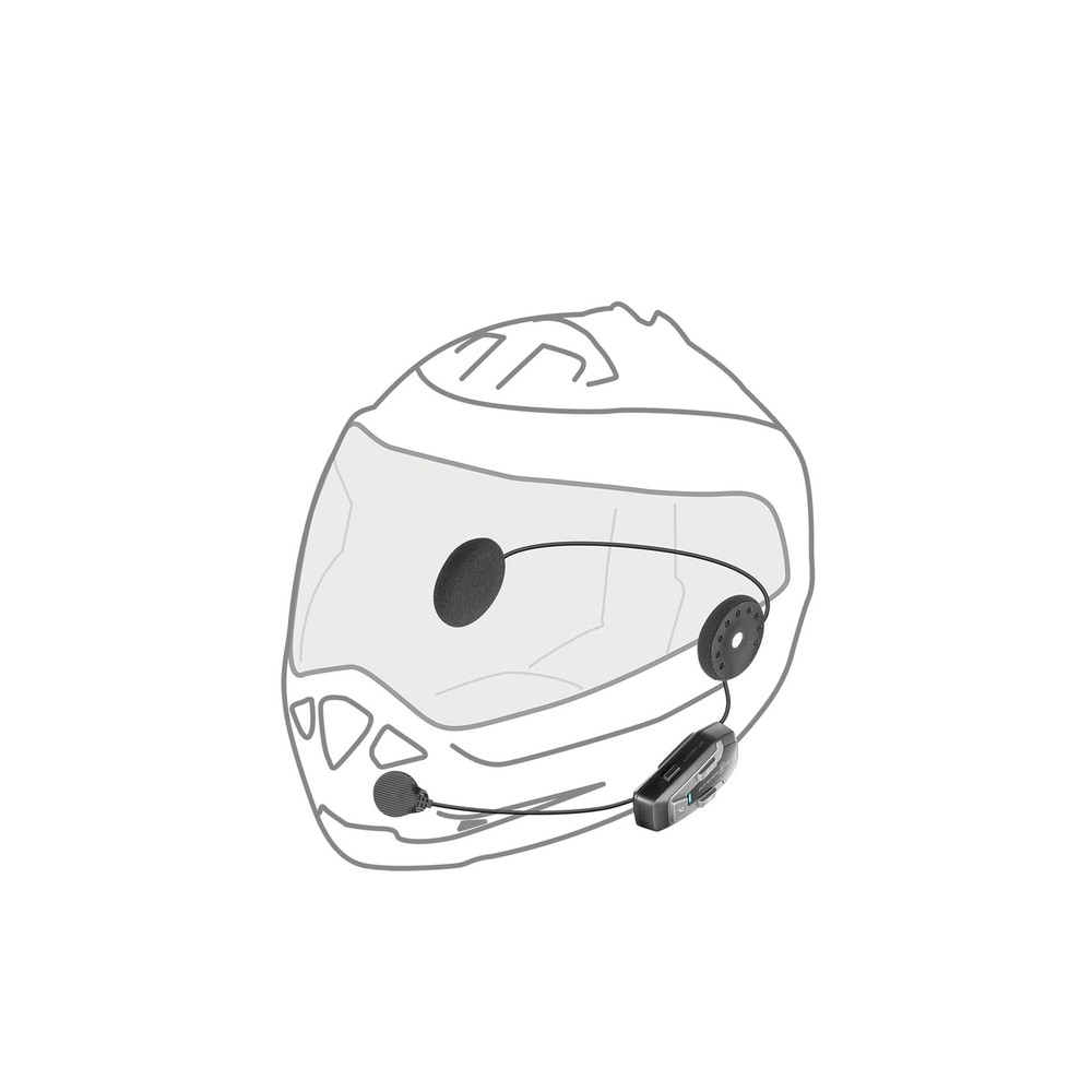 Interphone Cellularline, Intercom for Motorcycle with Bluetooth Communication...